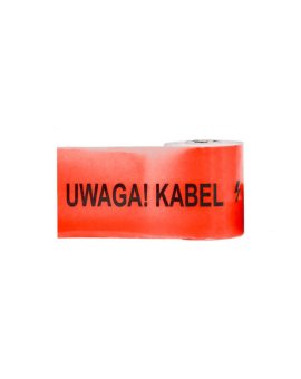 Folia kablowa czerwona szerokość 200mm, grubość 0,2mm, długość 100mb UWAGA KABEL