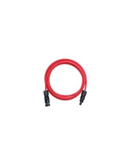 Przedłużka z złączami MC4- kabel solarny 4mm2/czerwony/2m (PRZ-4MM-RED-2M)