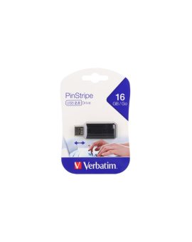Pendrive VERBATIM 16GB PINSTRIPE USB 2.0 49063
