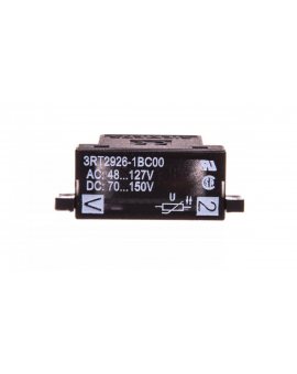 Układ tłumiący warzstor 48-127V AC 70-150V DC ze wkaźnikiem LED S0 3RT2926-1BC00