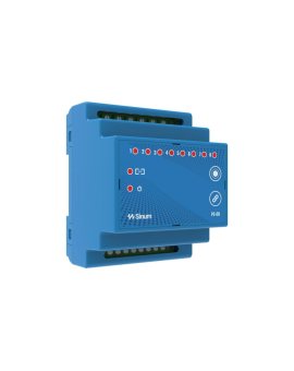 SINUM PS-06m - Przekaźnik na szynę DIN kolor niebieski