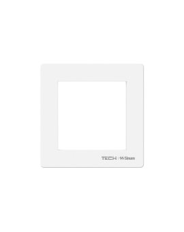 SINUM FG-01 - Ramka szklana pojedyncza kolor biały