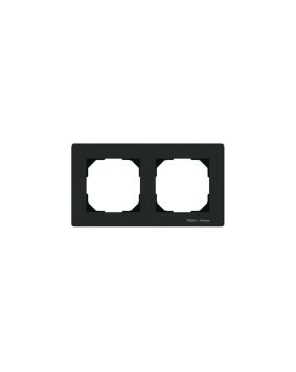 SINUM FG-02 Ramka szklana podwójna kolor czarny