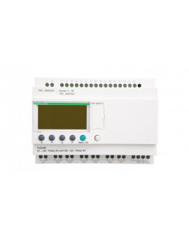 Sterownik programowalny 16 wejść 10 wyjść 100-240V AC RTC/LCD Zelio SR3B261FU