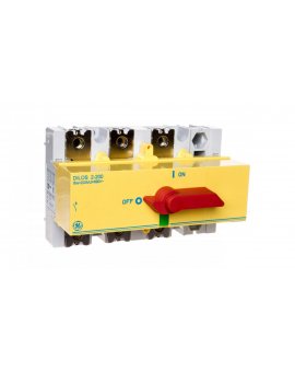 Rozłącznik izolacyjny DILOS 2 200A 3P czerwony/żółty bezpieczenstwa D/061326-203 730097