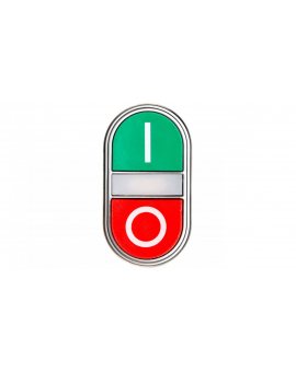 Napęd przycisku podwójny zielony/czerwony /O-I/ z podświetleniem z samopowrotem LPCBL7223