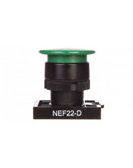 Napęd grzybkowy 22mm zielony NEF22-D W0-N-NEF22-D Z