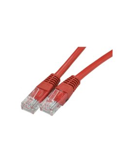 Patchcord UTP kat.6 kabel sieciowy LAN 2x RJ45 linka czerwony 0,5m