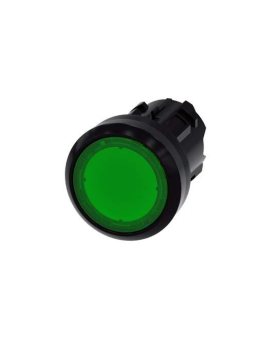 Przycisk podświetlany 22mm zielony okrągły, tworzywo, z samopowrotem SIRIUS ACT 3SU1001-0AB40-0AA0-ZY19