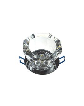 Downlight LED kryształ 8 1*3W biały zimny
