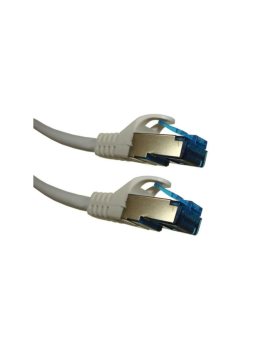 Kabel patchcord SFTP6A linka Cu 1,5m szary