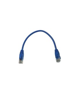 Kabel patchcord UTP5 0, 25m niebieski