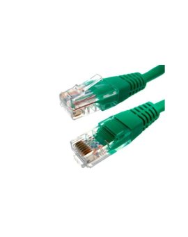 Kabel patchcord UTP5 1,5m zielony