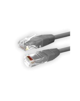 Kabel patchcord UTP6 1,0m szary