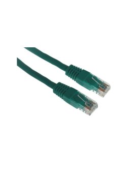 Kabel patchcord UTP5 1,0m zielony