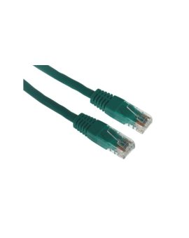 Kabel patchcord UTP5 1, 0m zielony