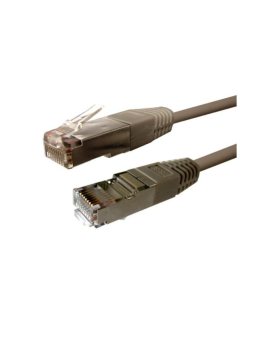 Kabel patchcord FTP5E 5,0m szary