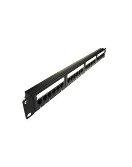 Patch panel 24-port UTP6 1U 19iquot/br bez półki krone LS