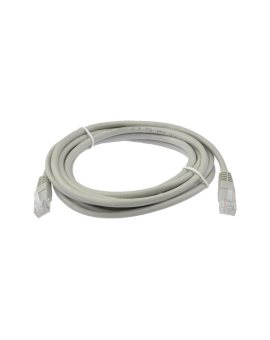 Patchcord UTP kat.6 kabel sieciowy LAN 2x RJ45 linka szary 3m