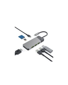 Adapter HUB GC Connect 7w1 (3xUSB-A 3.1 HDMI 4K 60Hz USB-C PD 85W) do Apple MacB