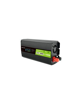 Przetwornica napięcia Green Cell PowerInverter LCD 12 V 500W/1000W Przetwornica 