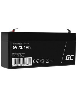 Green Cell AGM VRLA 4V 4.5Ah bezobsługowy akumulator do systemu alarmowego, kasy fiskalnej, zabawki