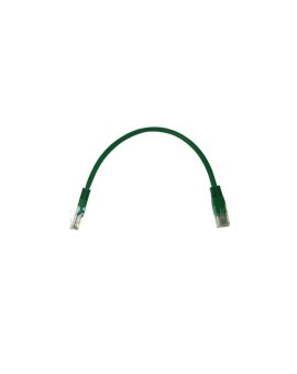 Kabel patchcord UTP5 0,25m zielony
