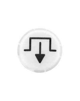 Soczewka przycisku 22mm płaska biała z symbolem ODBLOKOWANIE M22-XDL-W-X12 218310