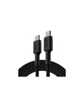 Kabel USB-C na USB-C POWERSTREAM PD 60W ULTRA QC 3.0, 1,2m (KABGC30) GREEN CELL