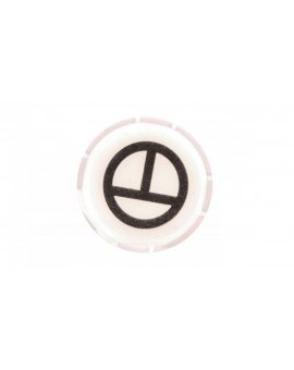Soczewka przycisku 22mm płaska biała z symbolem IMPULSOWANIE M22-XDL-W-X11 218309