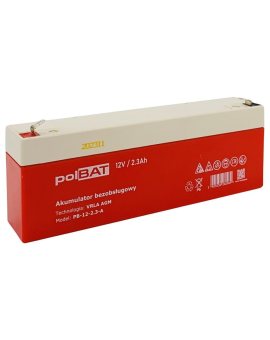 Akumulator AGM 12V 2.3Ah polBAT