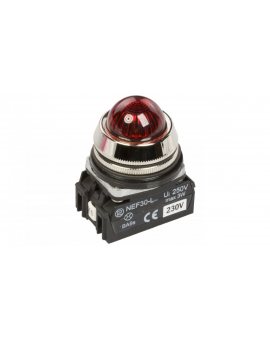 Lampka sygnalizacyjna 30mm czerwona 220V AC/DC W0-L-NEF30LE/220V C