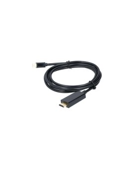 Kabel miniDisplayPort 1.1 / HDMI FHD@60 (wtyk / wtyk) czarny 1,8m