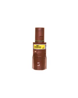 Obudowa wtyczki przenośna EPIC POWERLOCK F6 C L1 brązowa M40 44420213