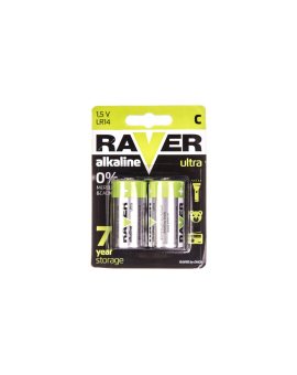Bateria alkaliczna LR14 / C 1,5V RAVER ULTRA B7931 /blister 2szt./