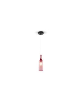 Lampa dekoracyjna wisząca butelka różowa 1m E14 max 60W IP20 V-TAC VT-7558