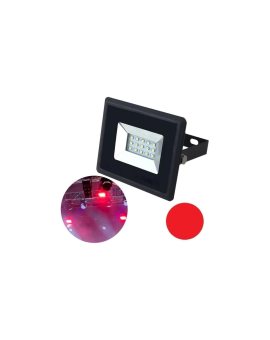 Naświetlacz LED SMD 10W IP65 czarna obudowa kolor światła czerwony V-TAC VT-4011-C