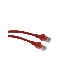 Kabel patchcord UTP5 1,0m czerwony
