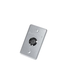 Metalowy podtynkowy przycisk wyjścia otwarcia drzwi z podświetleniem LED NO/NC/COM, 86x50mm Fox W84LED