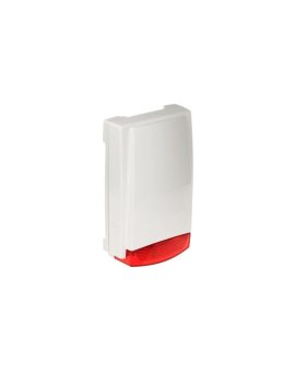 Sygnalizator zewnętrzny, optyczno-akustyczny, diody LED, światło czerwone, przetwornik piezoelektryczny, 115dB MR300RD 24V