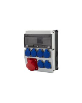 Rozdzielnica CAJA 12M BICOLOR - gniazda 32A 5p, 6x230V /12 modułów/