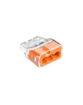 IDEALNA Szybkozłączka 3x 0, 75-4mm2 uniwersalna bezhalogenowa (na drut / na linkę) 450V/32A SCP3 SIMET 100szt.