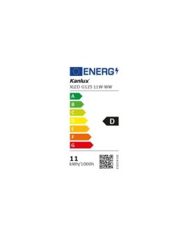 Żarówka LED E27 XLED G125 11W-WW 1520lm 2700K barwa ciepła 33511