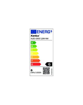 Żarówka LED E27 XLED G95S 5,8W-NW 470lm 4000K barwa neutralna 36242