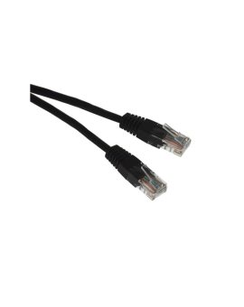 Kabel patchcord UTP5 1,5m czarny