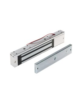 Zwora elektromagnetyczna 12V DC nawierzchniowa, pojedyncza ML-280 280kg z sygnalizacją LED