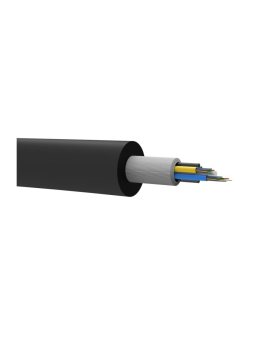 Kabel światłowodowy zewnętrzny wielotubowy tcGYFHTY-24J (12/T), 8mm, G652D, 1,5kN (4km)