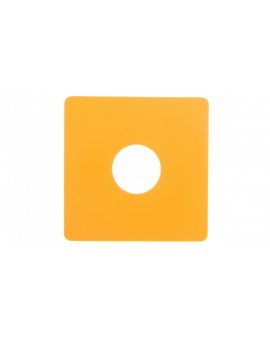 Tabliczka opisowa żółta kwadratowa 50x50mm bez nadruku SQ-GE 063263
