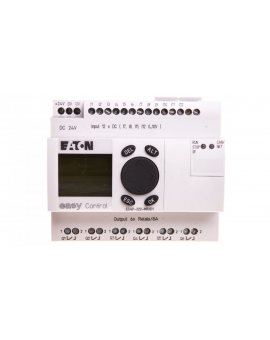 Sterownik easyControl 12we/6wy (przekaźników) 24V DC klawiatura wyświetlacz LCD EC4P-222-MRXD1 106401