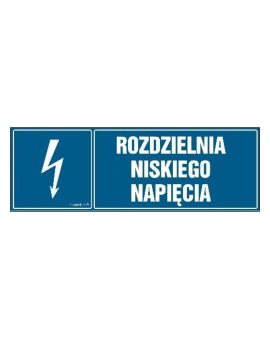 ZNAK - HH041 Rozdzielnica 15 kV 45 x 15 cm PN - Płyta 1mm